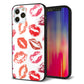 iPhone 12 Pro 強化ガラス＆TPUスマホケース ガラプリ【734 キスkissキス】