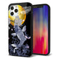iPhone 12 Pro 強化ガラス＆TPUスマホケース ガラプリ【1030 月と鯉】