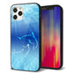iPhone 12 Pro 強化ガラス＆TPUスマホケース ガラプリ【1048 海の守り神イルカ】