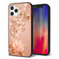 iPhone 12 Pro 強化ガラス＆TPUスマホケース ガラプリ【1178 ラブリーローズ】