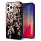 iPhone 12 Pro 強化ガラス＆TPUスマホケース ガラプリ【1244 しだれ桜】