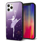 iPhone 12 Pro 強化ガラス＆TPUスマホケース ガラプリ【1256 バレリーナ】