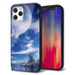iPhone 12 Pro 強化ガラス＆TPUスマホケース ガラプリ【1270 広がる宇宙】