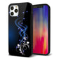 iPhone 12 Pro 強化ガラス＆TPUスマホケース ガラプリ【1278 華より昇る流れ】