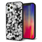 iPhone 12 Pro 強化ガラス＆TPUスマホケース ガラプリ【1332 夜桜】