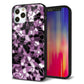iPhone 12 Pro 強化ガラス＆TPUスマホケース ガラプリ【EK837 テクニカルミラーパープル】