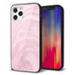 iPhone 12 Pro 強化ガラス＆TPUスマホケース ガラプリ【KM873 大理石ラベンダー】