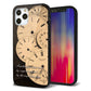 iPhone 12 Pro 強化ガラス＆TPUスマホケース ガラプリ【KM874 時計】