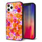 iPhone 12 Pro 強化ガラス＆TPUスマホケース ガラプリ【SC869 リバティプリント フルールドパルファン（ピンク）】