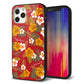 iPhone 12 Pro 強化ガラス＆TPUスマホケース ガラプリ【SC885 ハワイアンアロハレトロ（レッド）】