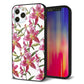 iPhone 12 Pro 強化ガラス＆TPUスマホケース ガラプリ【SC892 ボタニカル スカーレットリリー】