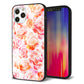 iPhone 12 Pro 強化ガラス＆TPUスマホケース ガラプリ【SC930 ローズ レッド】