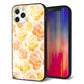 iPhone 12 Pro 強化ガラス＆TPUスマホケース ガラプリ【SC931 ローズ イエロー】
