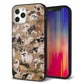 iPhone 12 Pro 強化ガラス＆TPUスマホケース ガラプリ【TA008 百犬】