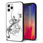 iPhone 12 Pro 強化ガラス＆TPUスマホケース ガラプリ【VA832 パンサーと美女】