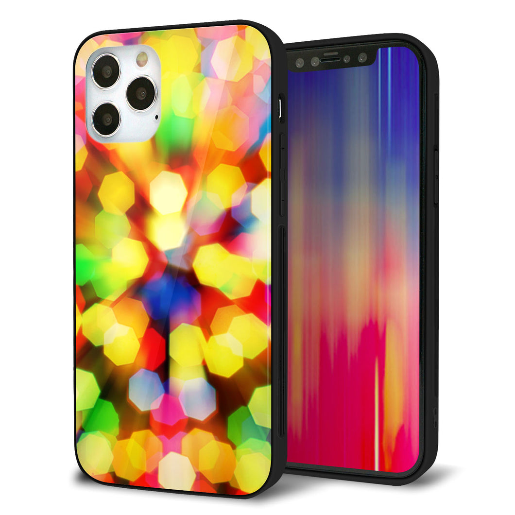 iPhone 12 Pro 強化ガラス＆TPUスマホケース ガラプリ【VA874 未来へのワープ】