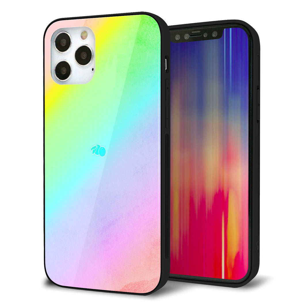 iPhone 12 Pro 強化ガラス＆TPUスマホケース ガラプリ【YJ287 デザイン】