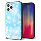 iPhone 12 Pro 強化ガラス＆TPUスマホケース ガラプリ【YJ289 デザインブルー】