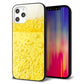 iPhone 12 Pro Max 強化ガラス＆TPUスマホケース ガラプリ【450 生ビール】