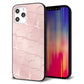 iPhone 12 Pro Max 強化ガラス＆TPUスマホケース ガラプリ【1340 かくれハート（桜色）】