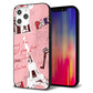 iPhone 12 Pro Max 強化ガラス＆TPUスマホケース ガラプリ【EK813 ビューティフルパリレッド】