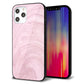 iPhone 12 Pro Max 強化ガラス＆TPUスマホケース ガラプリ【KM873 大理石ラベンダー】