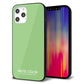 iPhone 12 Pro Max 強化ガラス＆TPUスマホケース ガラプリ【KM898 パステルカラー(パステルグリーン)】