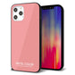 iPhone 12 Pro Max 強化ガラス＆TPUスマホケース ガラプリ【KM902 パステルカラー(パステルレッド)】