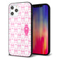 iPhone 12 Pro Max 強化ガラス＆TPUスマホケース ガラプリ【MA914 パターン ウサギ】