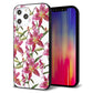 iPhone 12 Pro Max 強化ガラス＆TPUスマホケース ガラプリ【SC892 ボタニカル スカーレットリリー】
