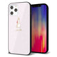 iPhone 12 Pro Max 強化ガラス＆TPUスマホケース ガラプリ【SC966 Lady Rabbit ベージュピンクhp】