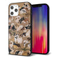 iPhone 12 Pro Max 強化ガラス＆TPUスマホケース ガラプリ【TA008 百犬】