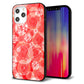 iPhone 12 Pro Max 強化ガラス＆TPUスマホケース ガラプリ【VA816 ダイヤモンドとバラ】