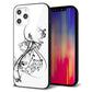 iPhone 12 Pro Max 強化ガラス＆TPUスマホケース ガラプリ【VA832 パンサーと美女】