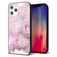 iPhone 12 Pro Max 強化ガラス＆TPUスマホケース ガラプリ【YI885 フラワー６】