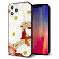 iPhone 12 Pro Max 強化ガラス＆TPUスマホケース ガラプリ【YJ322 和柄 菊】