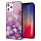 iPhone 12 Pro Max 強化ガラス＆TPUスマホケース ガラプリ【YJ324 和柄 桜 もみじ】