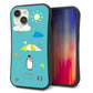 iPhone 15 スマホケース 「SEA Grip」 グリップケース Sライン 【FD815 アニマルサマー】 UV印刷