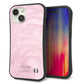 iPhone 15 スマホケース 「SEA Grip」 グリップケース Sライン 【KM873 大理石ラベンダー】 UV印刷