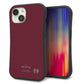 iPhone 15 スマホケース 「SEA Grip」 グリップケース Sライン 【KM919 レトロカラー(バーガンディー)】 UV印刷