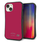 iPhone 15 スマホケース 「SEA Grip」 グリップケース Sライン 【KM921 レトロカラー(ダークピンク)】 UV印刷
