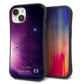 iPhone 15 スマホケース 「SEA Grip」 グリップケース Sライン 【KM925 Galaxias Purple】 UV印刷