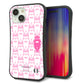 iPhone 15 スマホケース 「SEA Grip」 グリップケース Sライン 【MA914 パターン ウサギ】 UV印刷