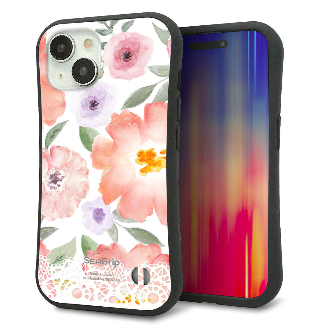 iPhone 15 スマホケース 「SEA Grip」 グリップケース Sライン 【SC944 ドゥ・パフューム２】 UV印刷