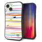 iPhone 15 スマホケース 「SEA Grip」 グリップケース Sライン 【YA893 ストライプネコ02 L】 UV印刷