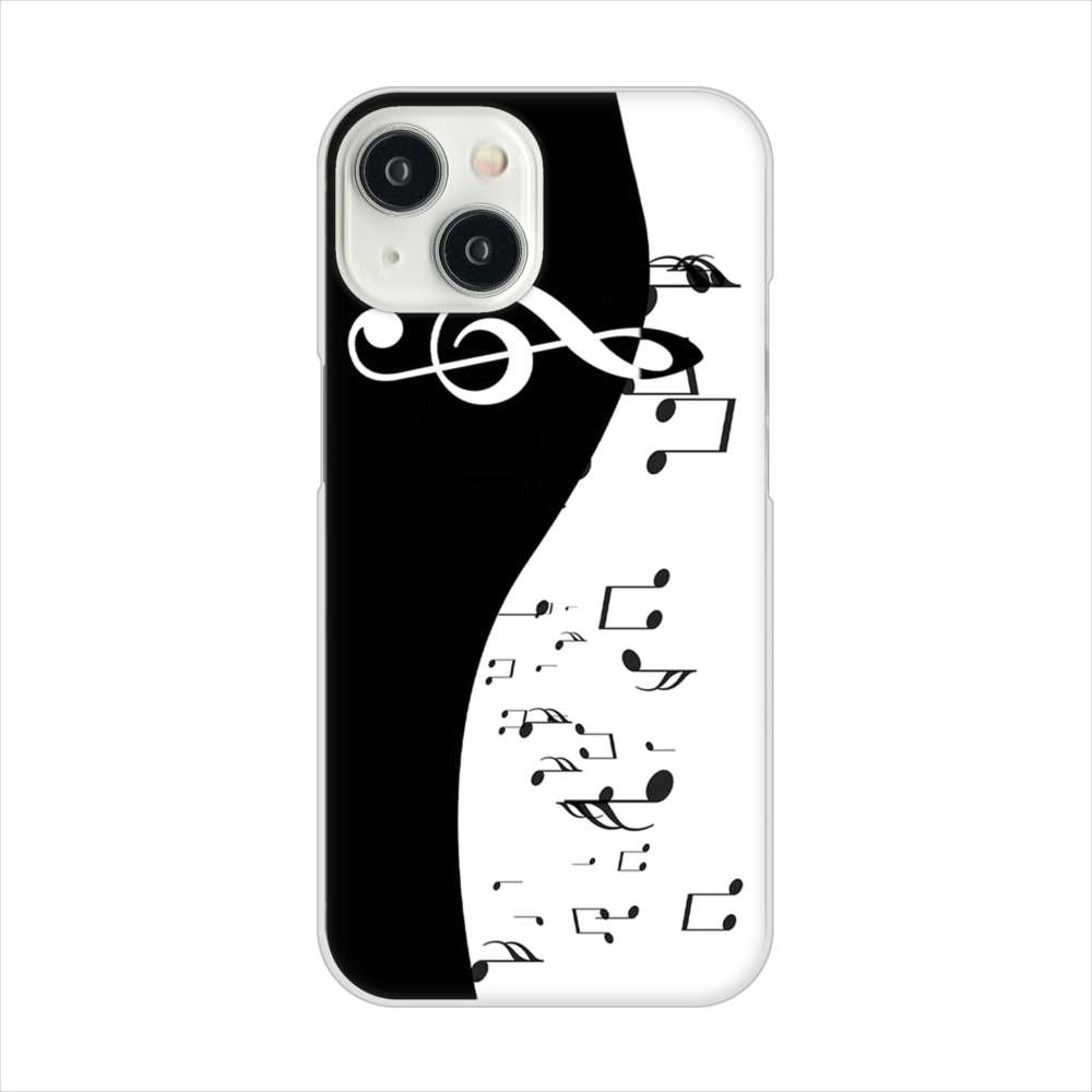 iPhone 15 音符 ハードケース 背面印刷