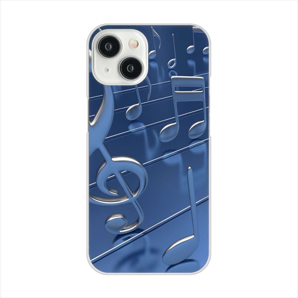 iPhone 15 音符 ハードケース 背面印刷