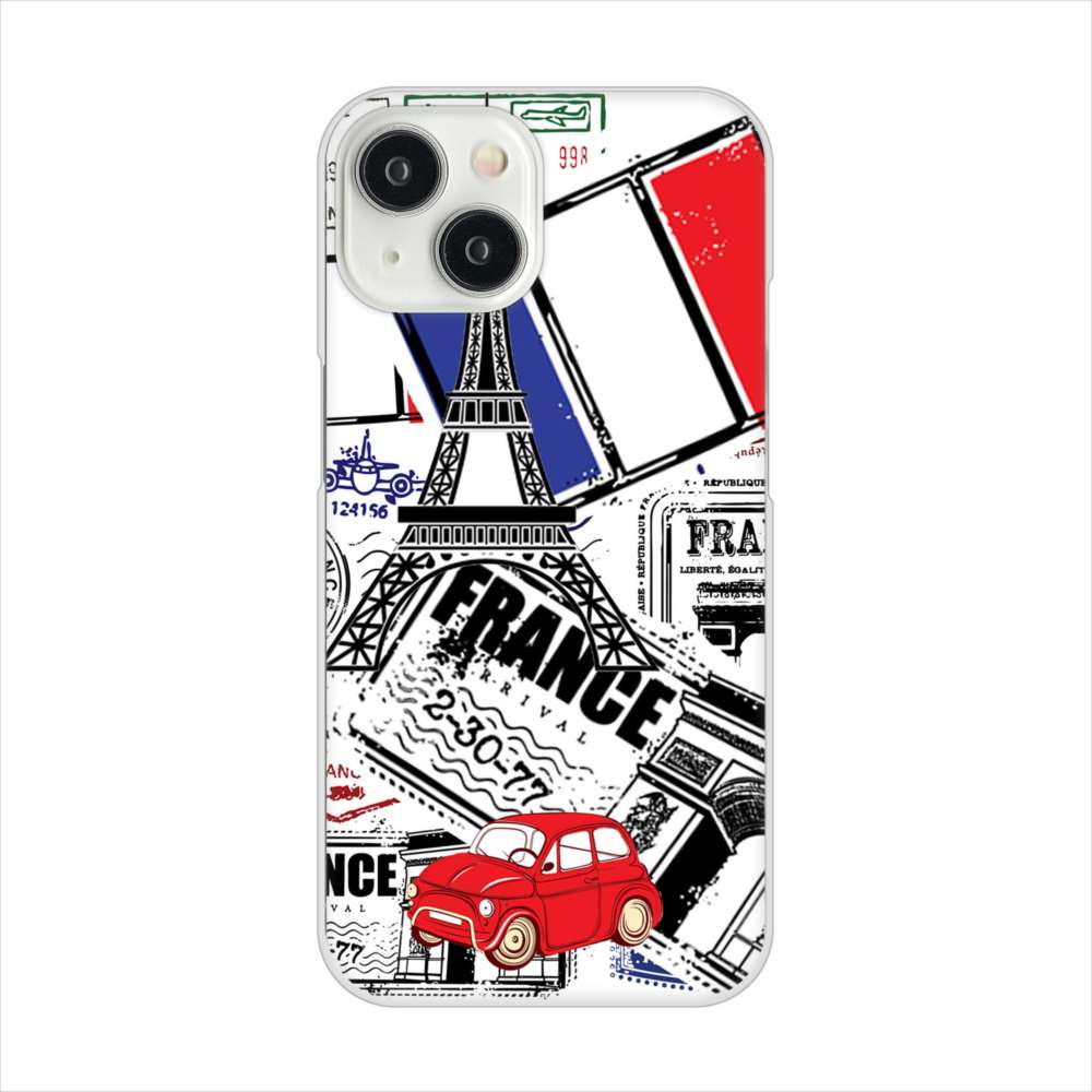 iPhone 15 LOVE フランス ハードケース 背面印刷