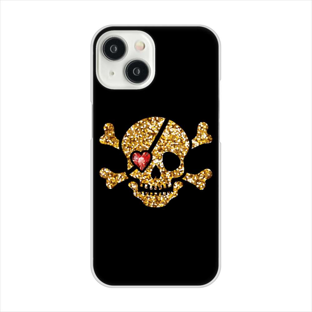 iPhone 15 1082 海賊ドクロ ハードケース 背面印刷