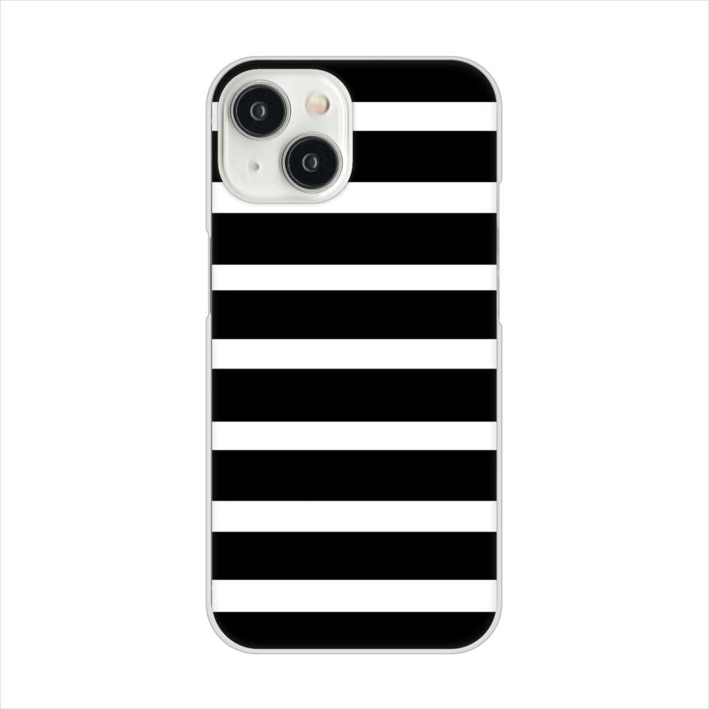 iPhone 15 シンプルボーダー ハードケース 背面印刷